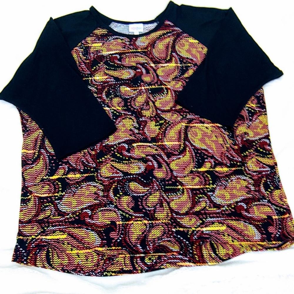 Lularoe Randy knit top with 3/4 sleeves